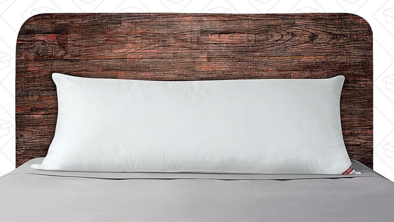 Almohada de cuerpo Ayer-Ease de 4.5' | $12 | AmazonGráfico: Shep McAllister